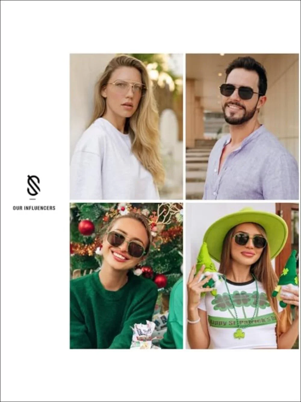 Semi-Rimless Aviator Sunglasses UV400 Metal Frame Unisex